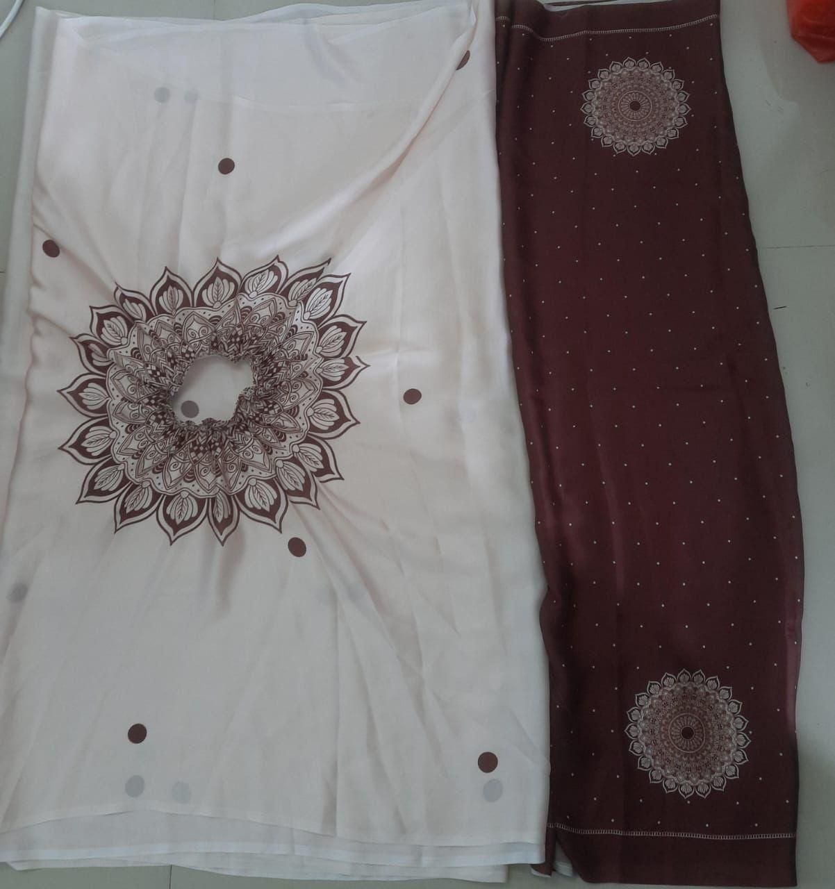 Satin Silk Printed