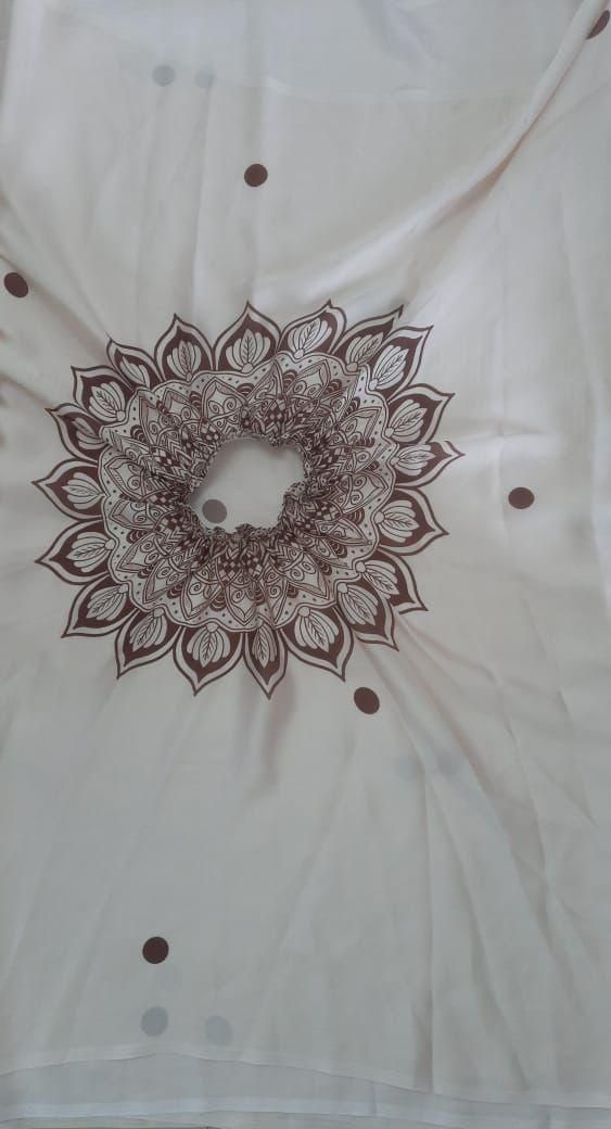 Satin Silk Printed