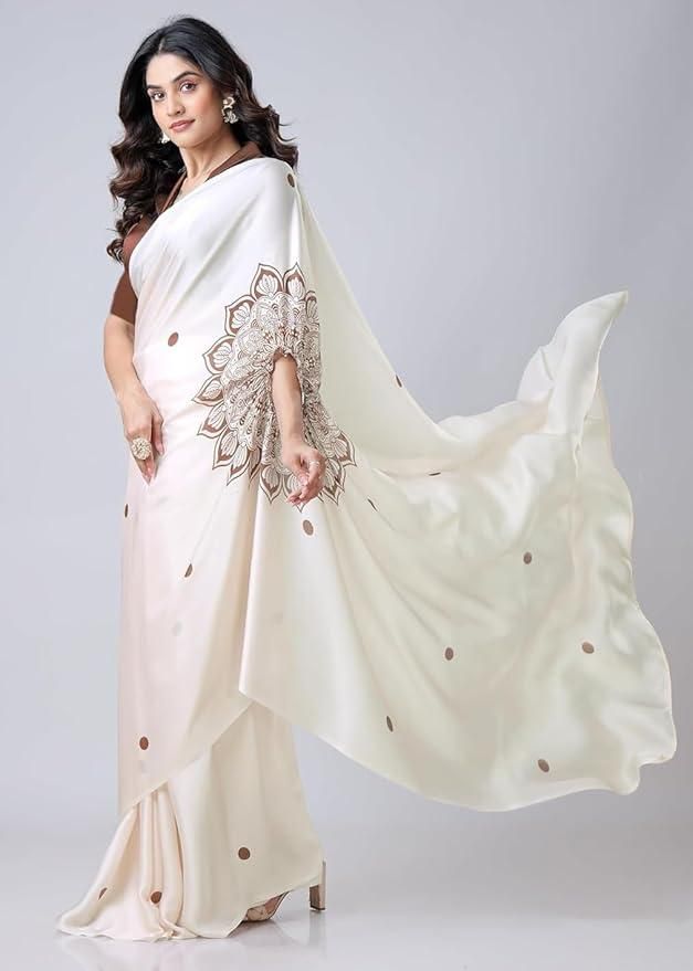Satin Silk Printed