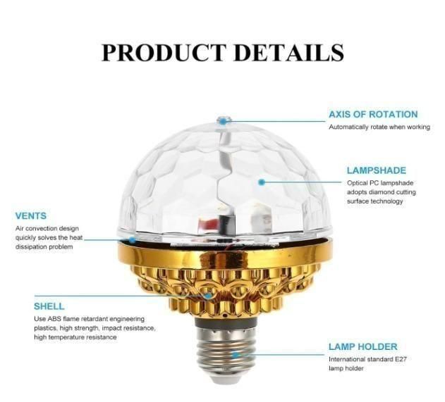 Rotating Magic Ball Light